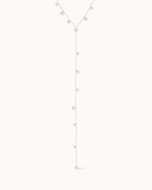 Circle Y-Shaped Chain Necklace