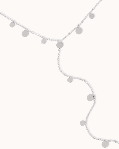 Circle Y-Shaped Chain Necklace