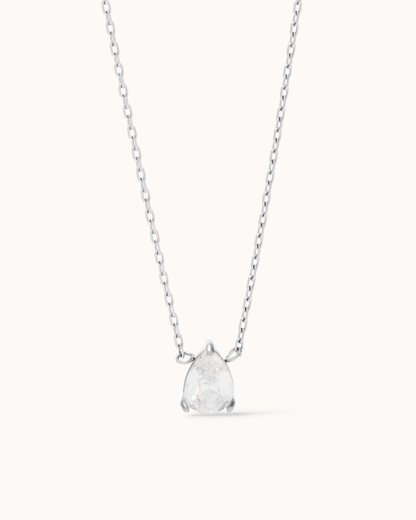 Pear Cubic Zirconia Necklace