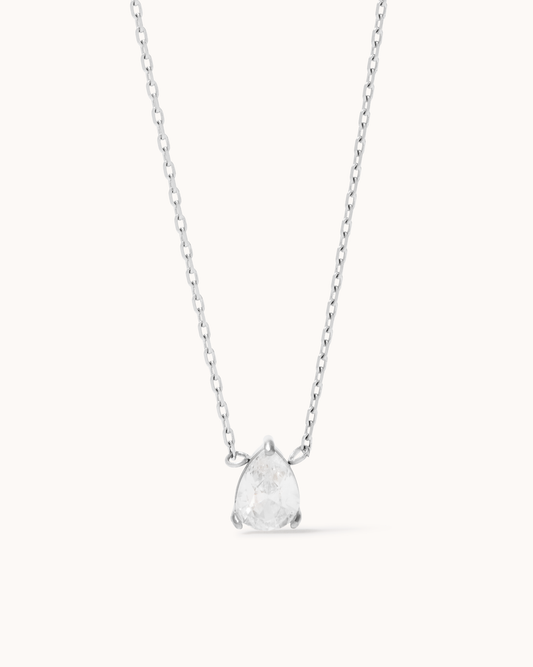 Pear Cubic Zirconia Necklace