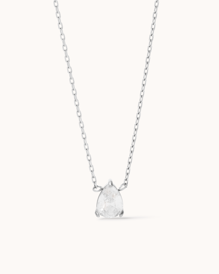 Pear Cubic Zirconia Necklace