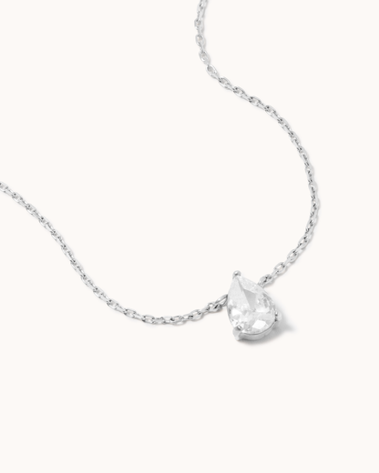 Pear Cubic Zirconia Necklace