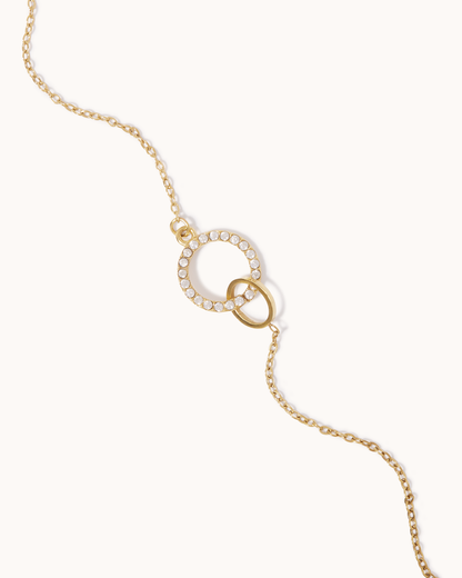 Linked Hoops Chain Bracelet