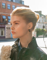 Bamboo Enamel Hoops
