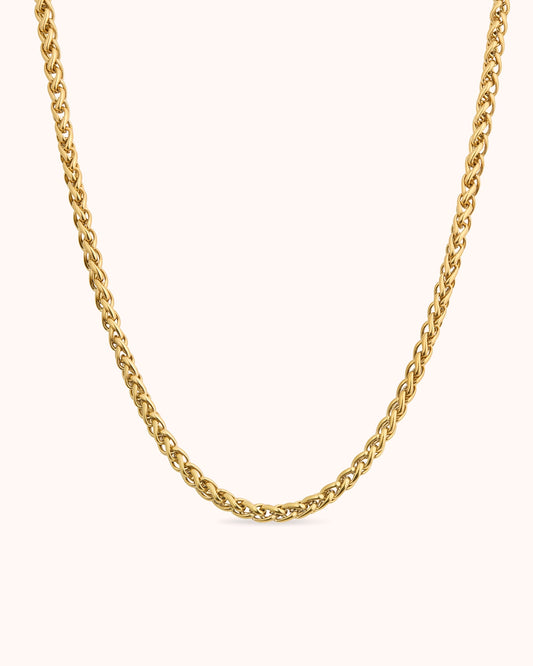 Waterproof Chunky Chain Necklace in Gold