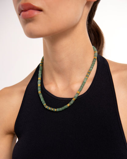 Semi-Precious Shell Necklace