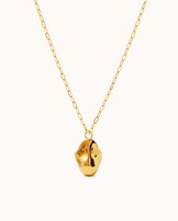 Waterproof Large Station Bead Necklace in Gold