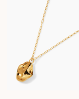Waterproof Large Station Bead Necklace in Gold