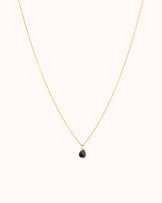 Semi-Precious Stone Pendant Necklace in Gold