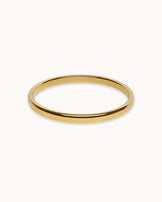 Waterproof Cream Resin 2-Pack Bangles in Gold