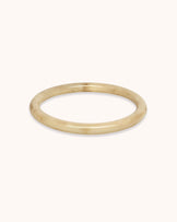 Waterproof Cream Resin 2-Pack Bangles in Gold