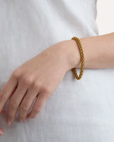 Waterproof Thick Link Chain Bracelet in Gold