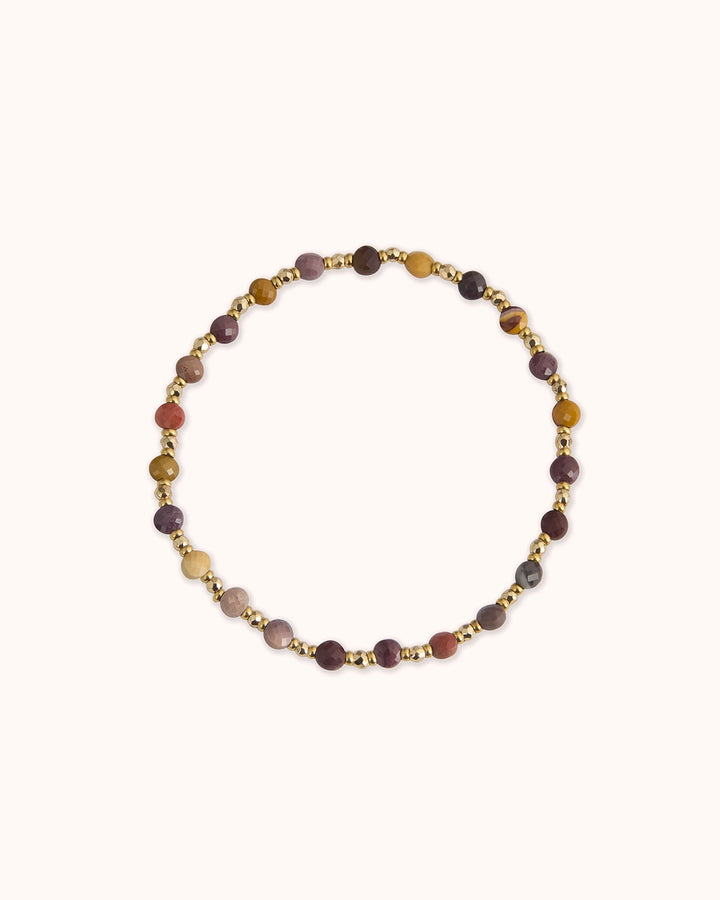 Waterproof Beaded Bracelet in Brown