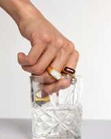 Chunky Tiger's Eye Ring in Brown