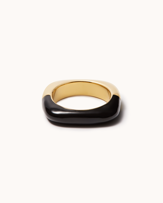 Square Enamel Ring