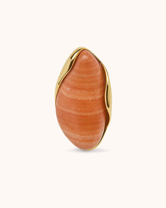 Semi-Precious Ring in Brown