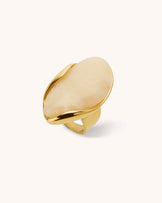 Semi-Precious Ring in Cream
