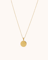 Long Ridged Pendant Chain Necklace