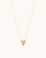 Heart Pendant Chain Necklace in Gold