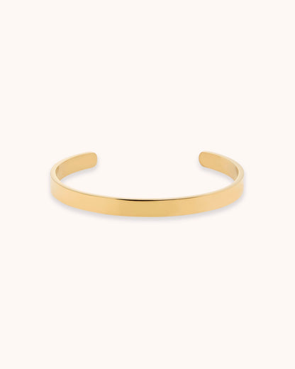 Rounded Cuff in Gold