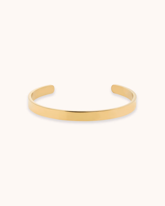Rounded Cuff in Gold