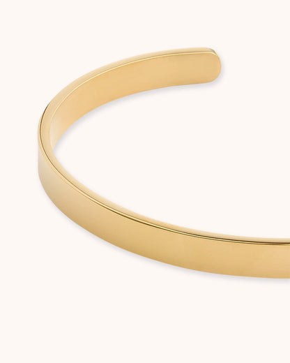 Rounded Cuff in Gold