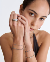 Statement Chain Bracelet in Silver