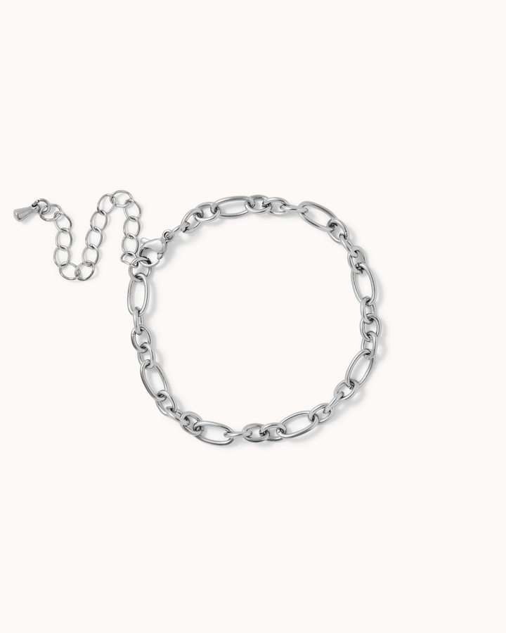 Statement Chain Bracelet in Silver