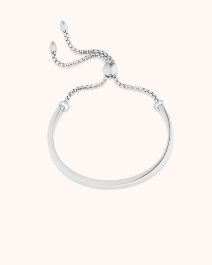 Adjustable Bangle in Silver