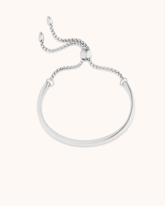 Adjustable Bangle in Silver