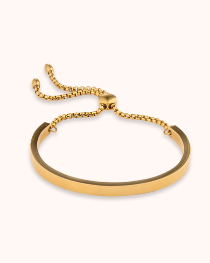 Adjustable Bangle in Gold