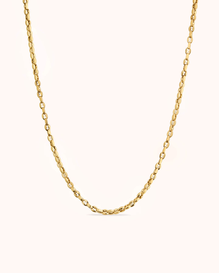 Waterproof Chain Necklace in Gold
