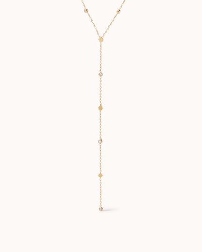 Celestial Star Y-Shaped Chain Necklace