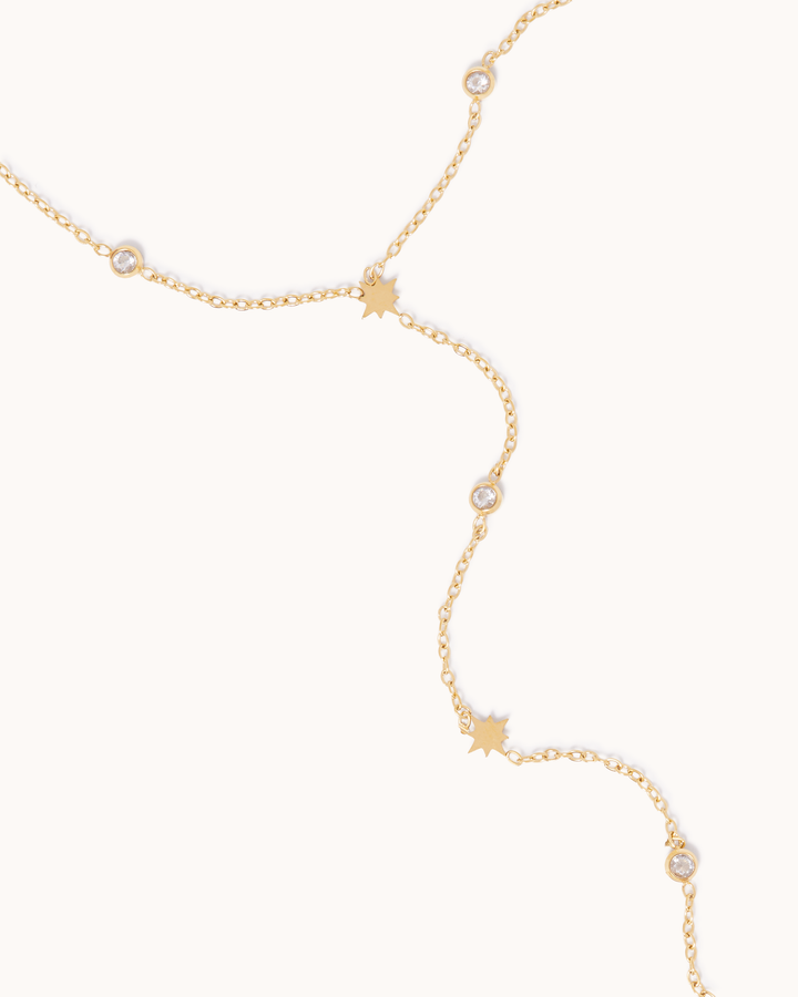 Celestial Star Y-Shaped Chain Necklace