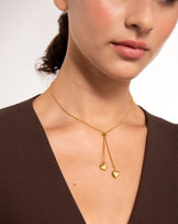 Hearts Lariat Necklace