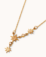 Celestial Y-Necklace in Gold