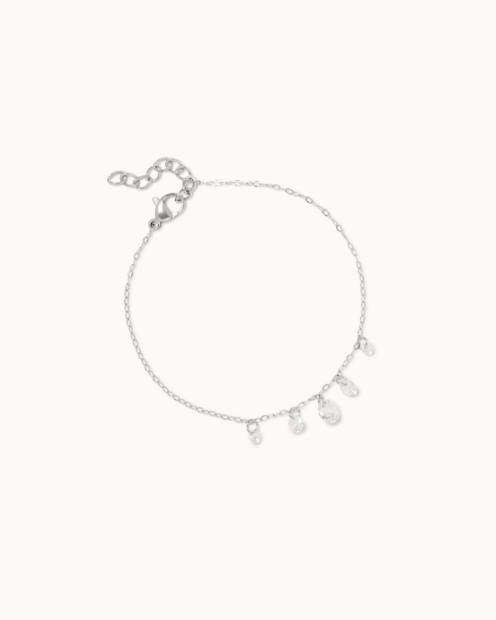 Multi Drop Cubic Zirconia Bracelet