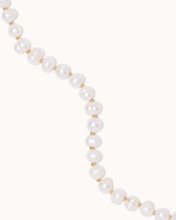 T-Bar Pearl Bracelet in Gold