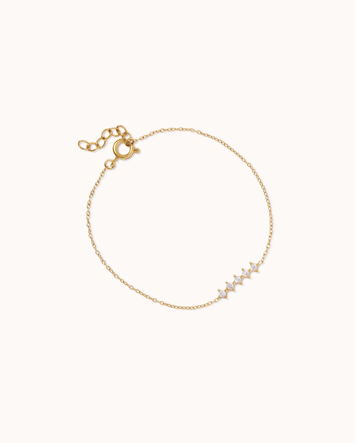 Crystal Cluster Chain Bracelet