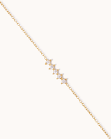 Crystal Cluster Chain Bracelet