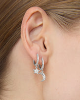 2-Pack Celestial Hoops in Silver