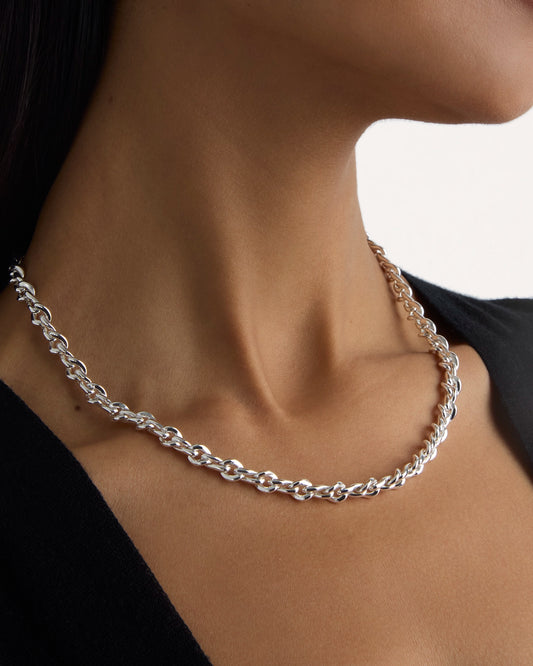 Chain Necklace in Silver