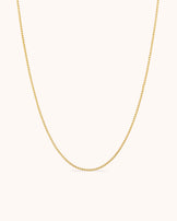 Thin Chain Necklace in Gold