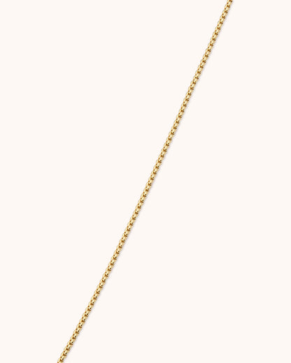 Thin Chain Necklace in Gold