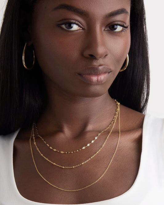 Multi Chain Necklace in Gold