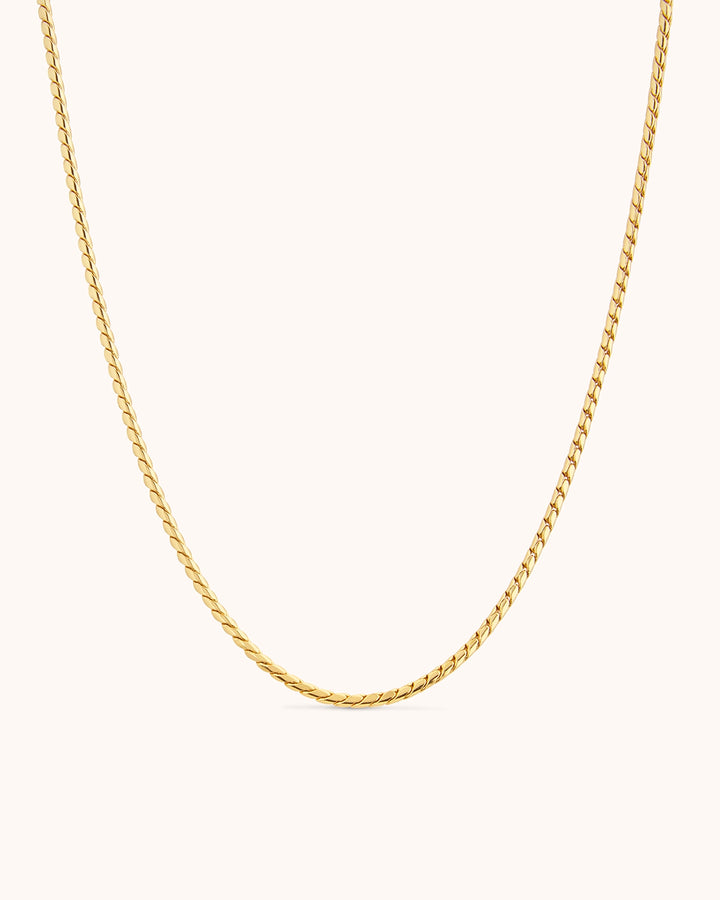 Thick Chain Necklace in Gold