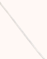 Small Tennis Necklace in Silver