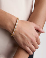 Tennis Bangle in Gold
