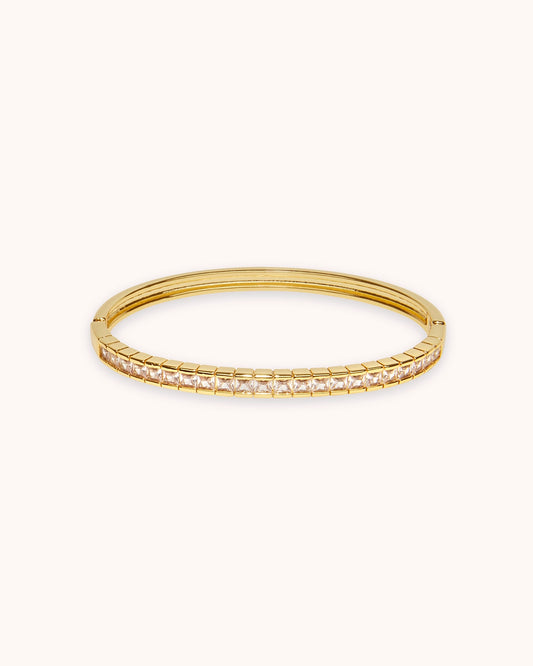 Tennis Bangle in Gold
