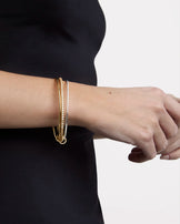 Mixed Metal Multi-Link Bangle